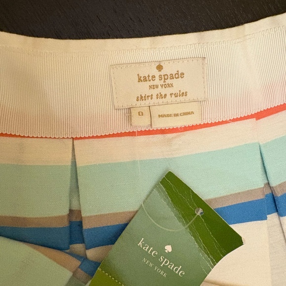 Kate Spade summer skirt, size 0 NWT - Picture 3 of 3